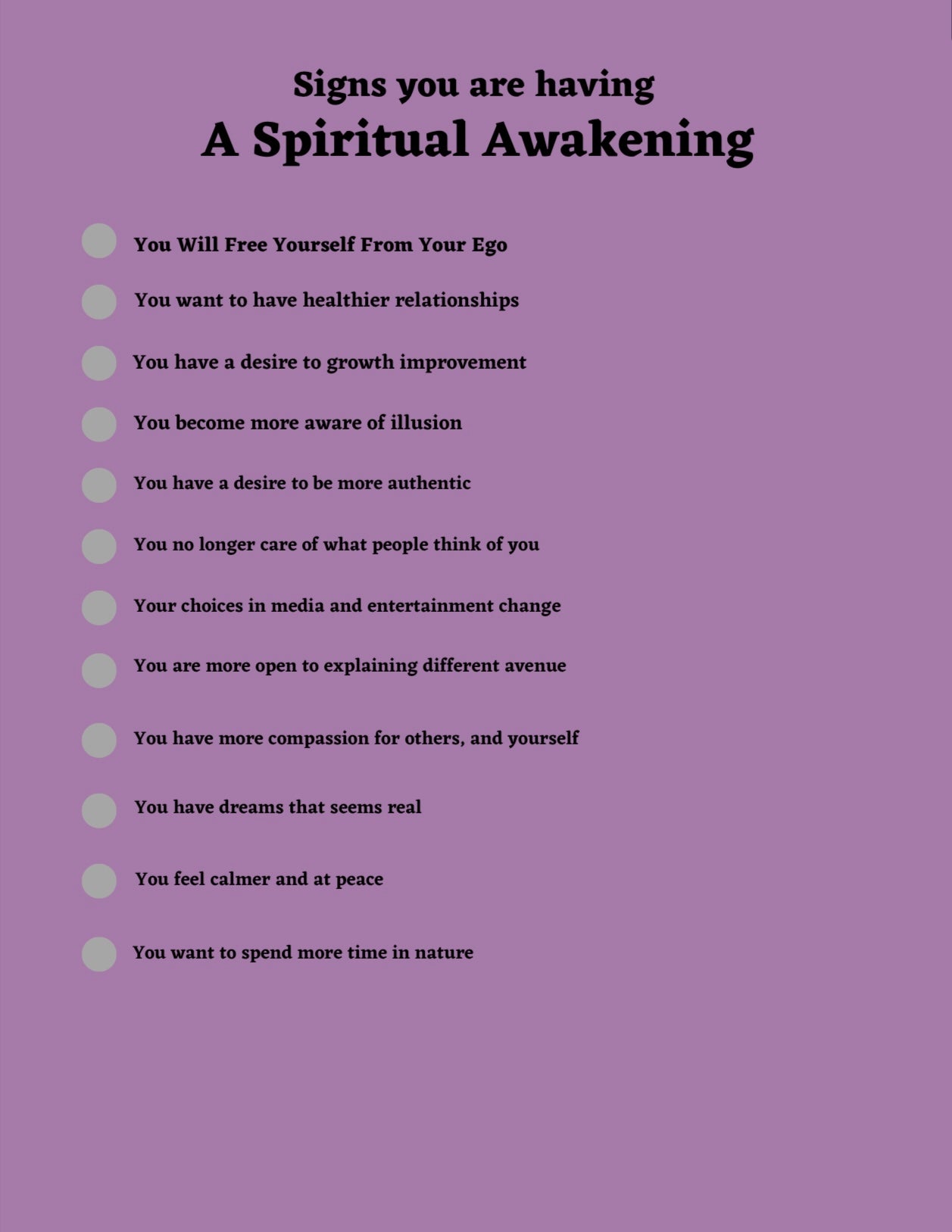 Spiritual journal